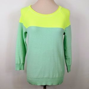 Madewell | Color block sweater S